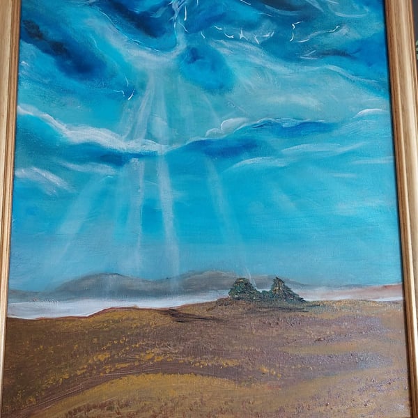 Blue Sky Above Norfolk Beach (The Donegal)