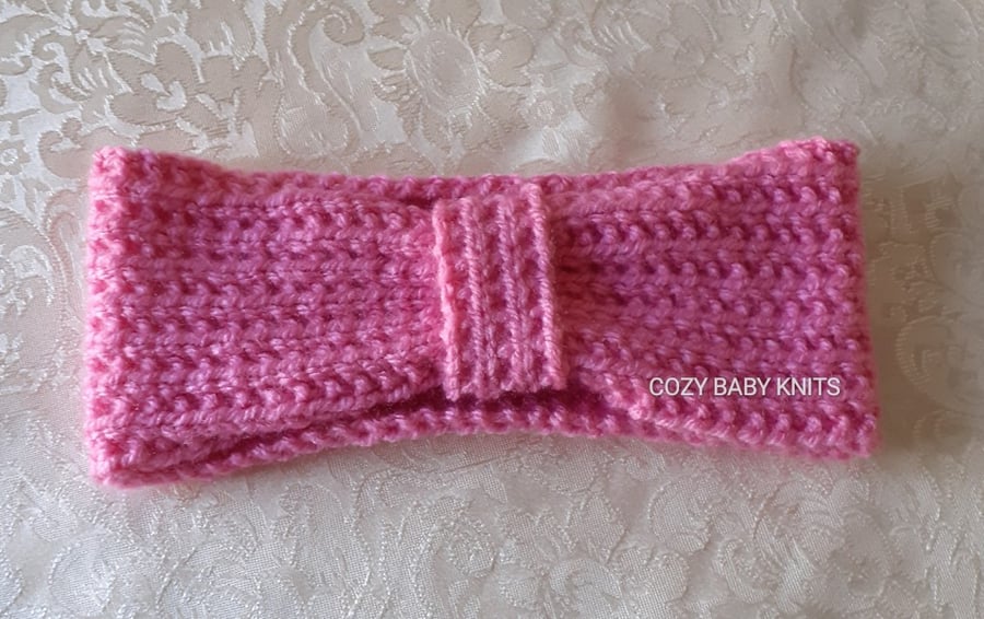  ARAN EAR WARMER PERFECT FOR A CHILLY DAY