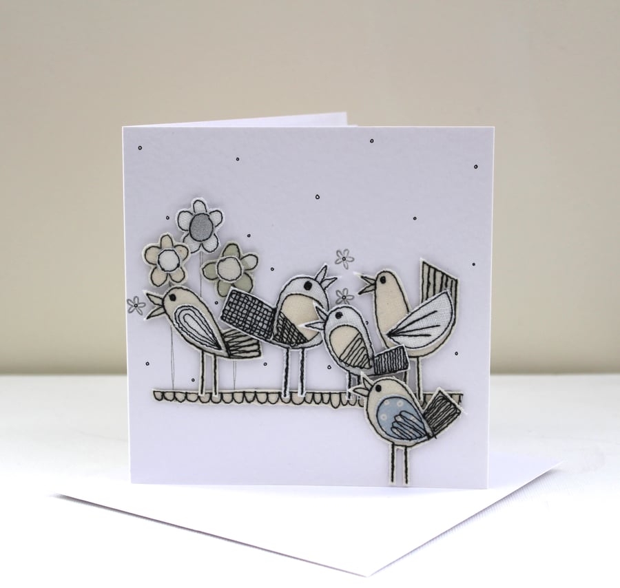 Birdies - Square Blank Card