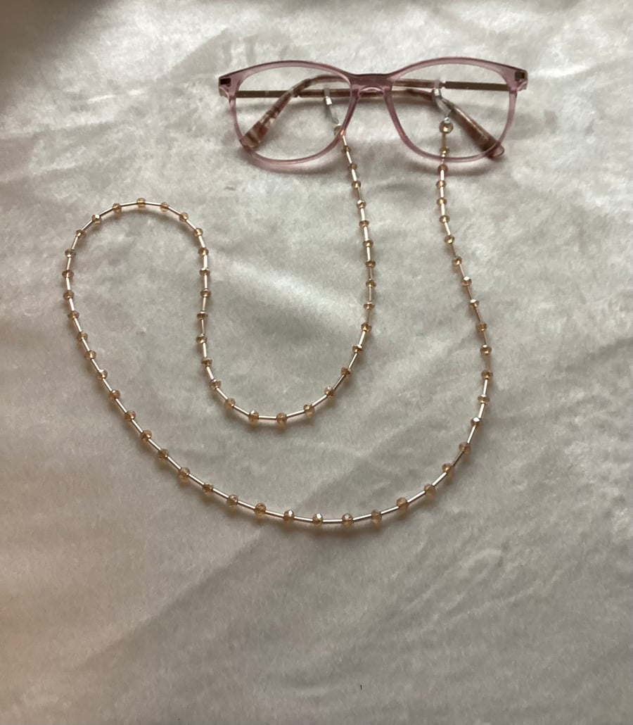 Glasses lanyard, beaded glasses lanyard, glasses chain,