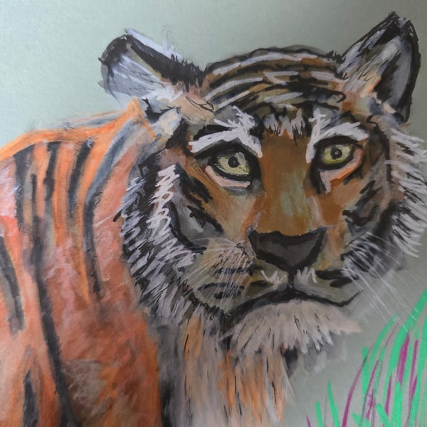 Where silence stalks - A5 painting 