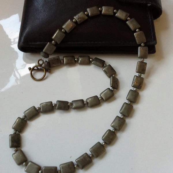 Men's Pyrite Necklace 