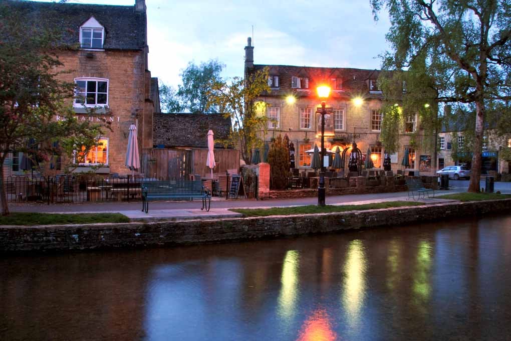 Old Manse Hotel Bourton On The Water Cotswolds Photograph Print