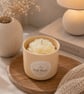 Handmade Magnolia & Peony Soy Wax Candle in Ceramic Jar