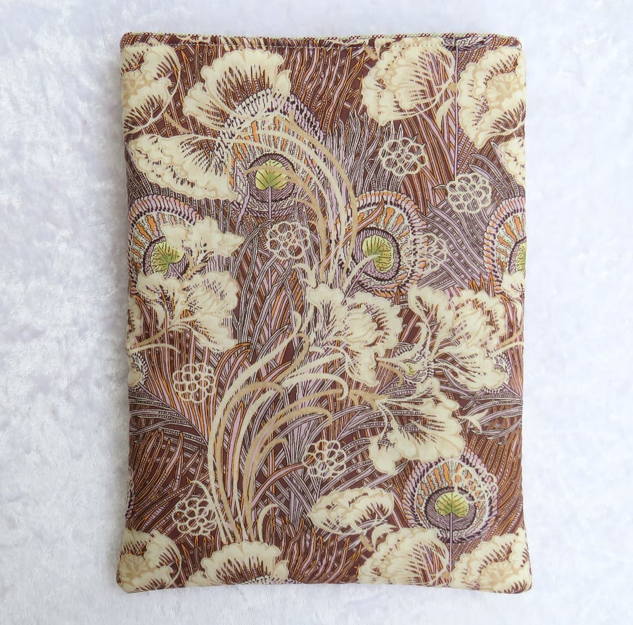 Book sleeve, LibertyTana Lawn, size medium, Hera Hana