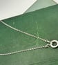 Sea marble spinning silver pendant necklace - Image 4