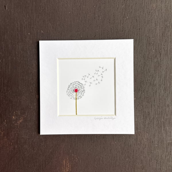 July Birthstone Wish 5" x 5"