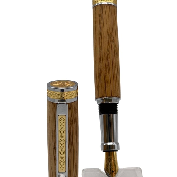 Regal Fountain Pen - Jack Daniels Oak Barrel