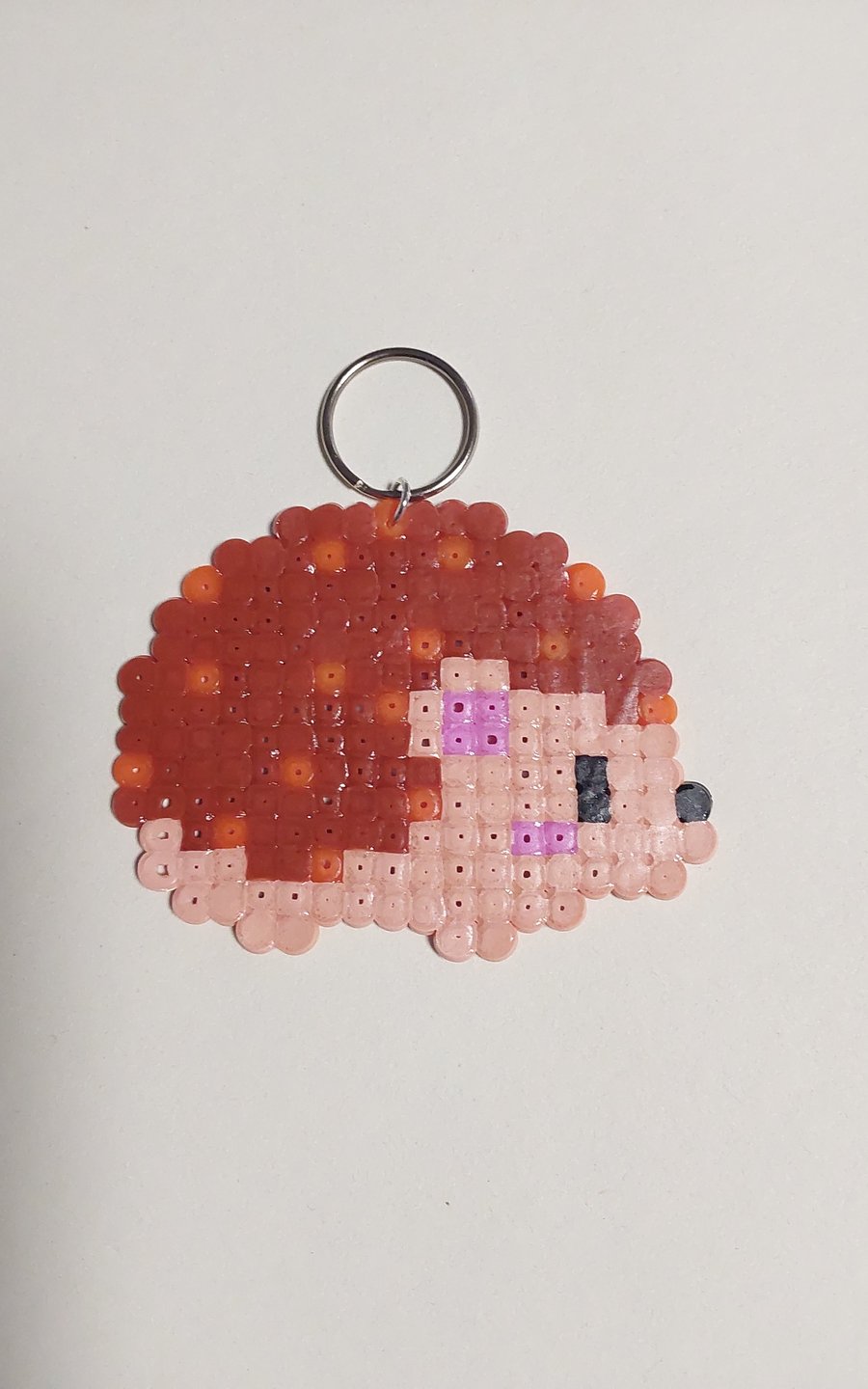 Dog puppy harness charm leash hama perle hedgehog 