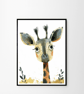 Friendly Giraffe Nursery Print