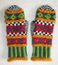 Multicolour Mittens Pattern in 3 Sizes. Knitting Pattern. PDF Knitting Pattern. - Image 3