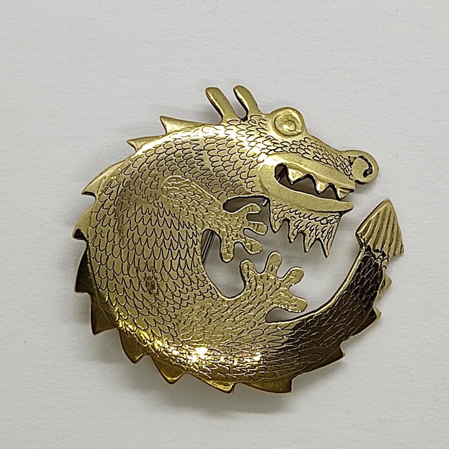baby dragon brooch