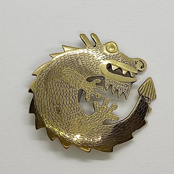 baby dragon brooch