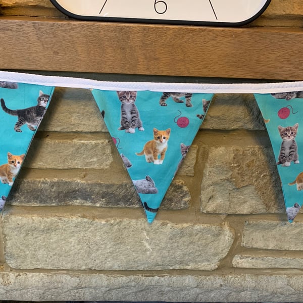 Playful kittens bunting