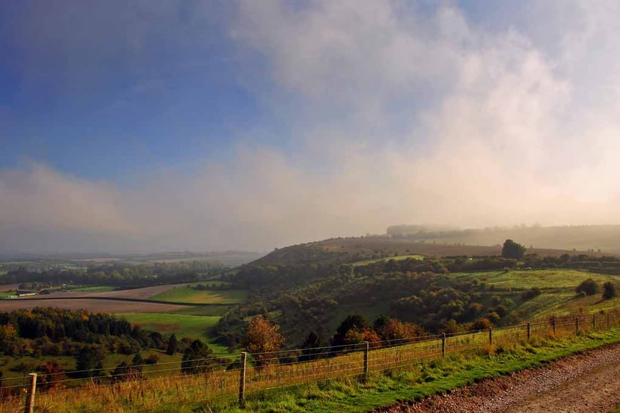 Wayfarers Walk North Wessex Downs Hampshire UK Photograph Print