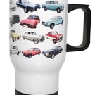 Ford Classic Cars (British) - 14fl oz Stainless Steel Travel Mug