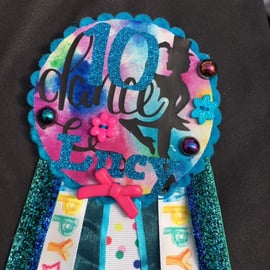 Tap dancing themed Birthday badge - Birthday Rosette