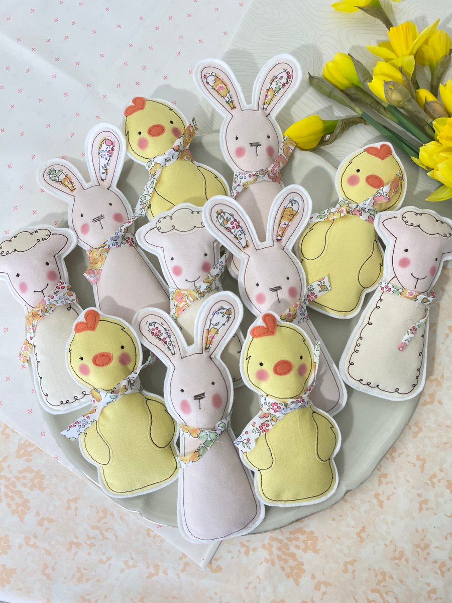 Easter Chick or Lamb Lavender Character