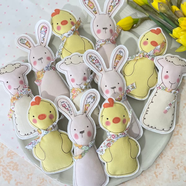 Easter Chick or Lamb Lavender Character