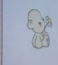 Bear Holding A Daisy Blank Card - Image 7