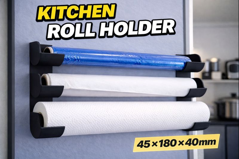 Kitchen roll holder - 45 - 180 - 40mm