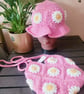Crochet handmade hat and bag - Image 3