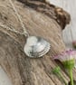 Silver Cockle Shell Necklace – Fine Silver Seashell Pendant - Image 3