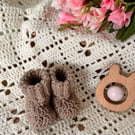 0-3 month Baby Rib cuff Booties