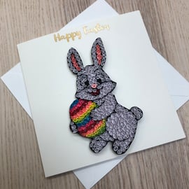 Handmade quilled Easter card