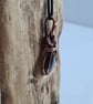 Green Labradorite & Copper Pendant Necklace Gift Crystal Jewellery Jewelry  - Image 7