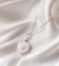 Sterling Silver Rose Quartz Heart Pendant Necklace, Gift Boxed - Image 4