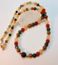 Agate, Carnelian, Ambronite & Copper Necklace - Handmade In Devon - Free UK P&P - Image 4