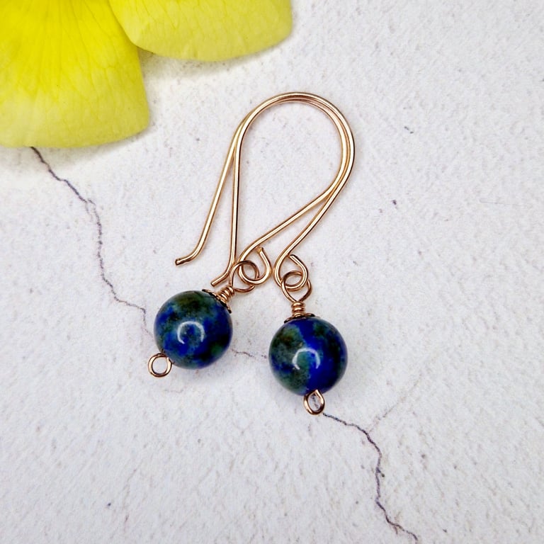 Chryscolla Bead Earrings