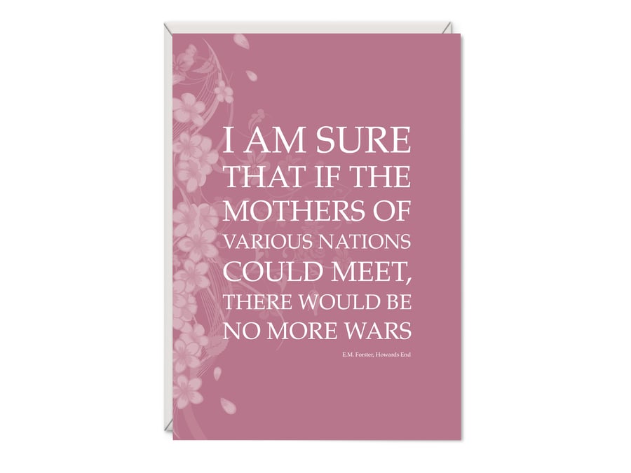 Howards End Greetings Card - E M Forster - Birthday Card for Mum