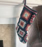 Handmade crochet Christmas stocking