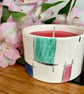 Ceramic candle - Red - Image 1