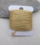 15m Natural Dye Dark Old Gold Pure Silk Embroidery Thread - Image 1