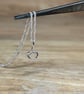 Sterling Silver Hand Tied Love Friendship knot Necklace
