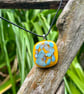 Handmade Reactive Glass Pendant