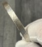 Hammered Sterling Silver Bangle  - Image 8