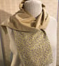 Liberty of London Print Long Scarf.Cotton Tana Lawn and Velvet   - Image 2