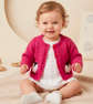 Knitting Pattern for Baby Sheep Cardigan and Dress.  Digital Pattern - Image 1