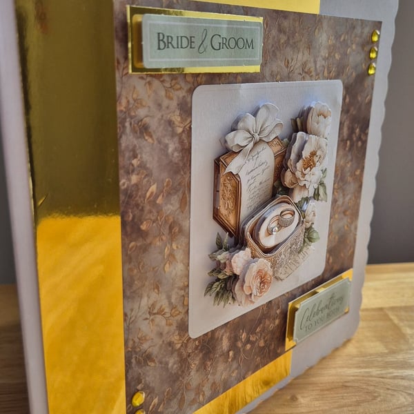 Handmade Wedding Greeting Card