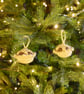 Crochet Mince pie decoration pair.  - Image 1