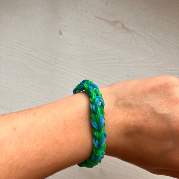 Old blue and green bracelet