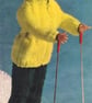 VINTAGE KNITTING PATTERN PDF Ski Set for Doll - Image 2