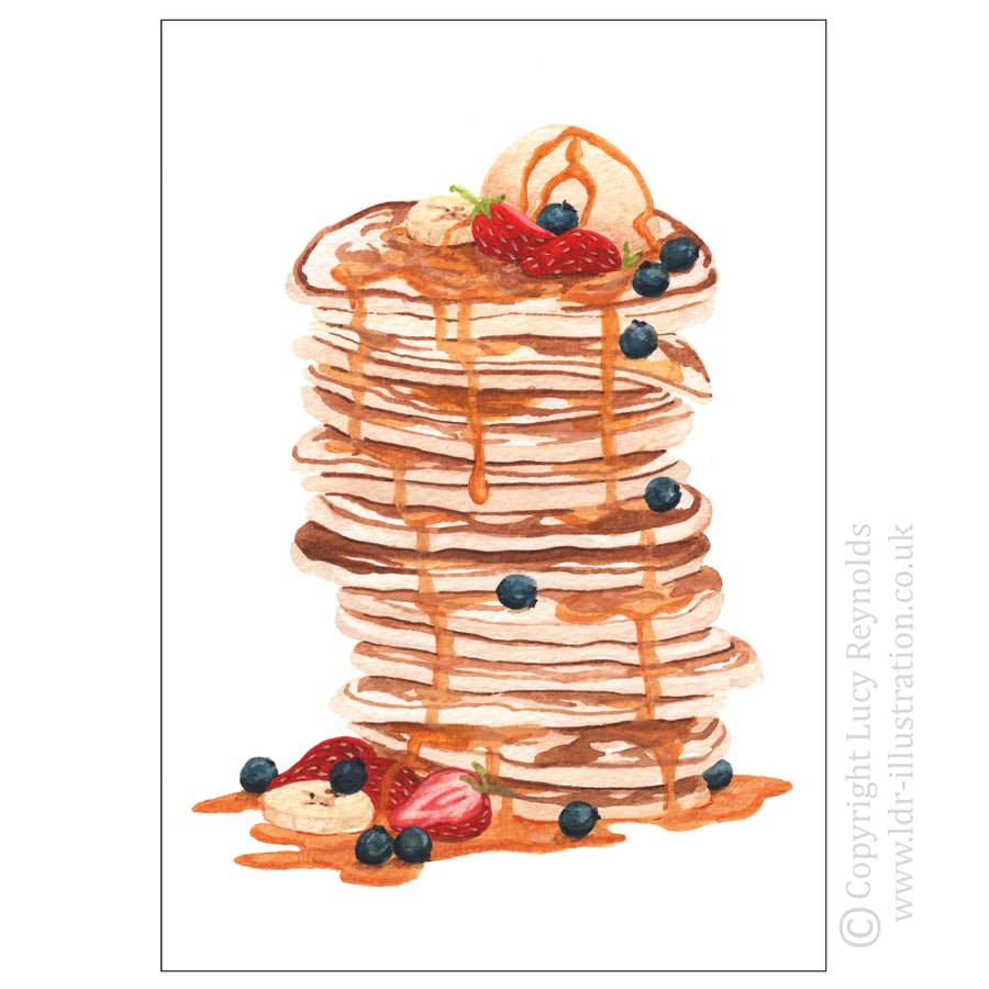 Pancakes Print A4