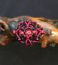 Red Milli Fiori Adjustable Statement Ring