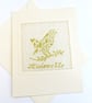 Sale...Alouette..Lark Petit Point Card - Image 1