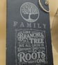 Family Like Branches on a Tree Slate Plaque Tree of Life Wall Hanging Engraved F - Image 4